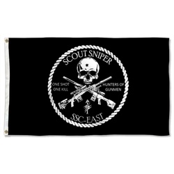 Scout Sniper School Flag Banner
