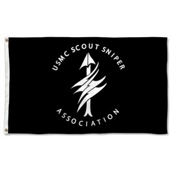 Scout Sniper SSA Flag Banner