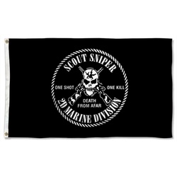 Scout Sniper Web Flag Banner