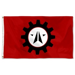 The Automaton Menace Flag Banner