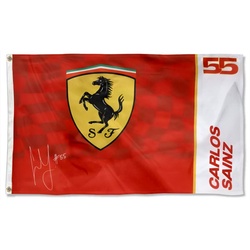2024 Carlos Sainz Flag Banner