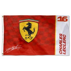 Charles Leclerc Flag Banner