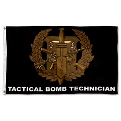 Tactical Bomb Technician Flag Banner