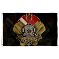 Underwater Search and Recovery Team Flag Banner