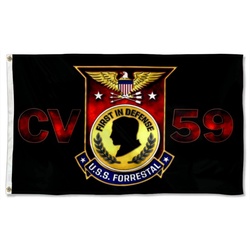 USS Forrestal Flag Banner