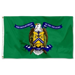 US Department Of The Treasury Flag Banner