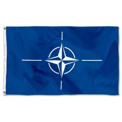 NATO Flag Banner 16x24inch