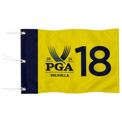 2024 Pga Championship Flag Valhalla golf yellow pin Golf Flag Banner Grommets