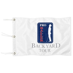 BACKYARD TOUR Golf Flag Banner Grommets