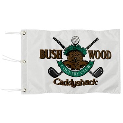 Caddyshack Bushwood Country Club Logo Golf Pin Flag Banner