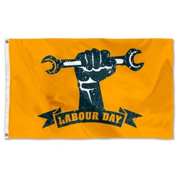 Happy Labor Day Flag Banner 480624