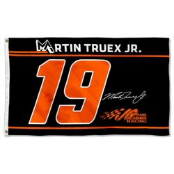 Martin Truex Jr No.19 Flag Banner