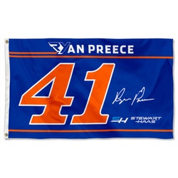 Ryan Preece No.41 Flag Banner