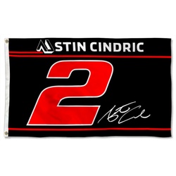 Austin Cindric No.2 Flag Banner 2024 Flags Banner