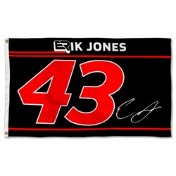 Erik Jones NO.43 Flag Banner 2024 Flags Banner