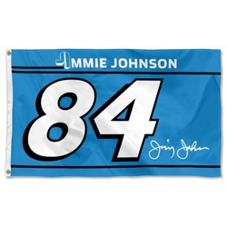 Jimmie Johnson NO.84 Flag Banner 2024 Flags Banner