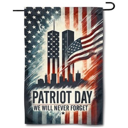 Patriot Day Flag We will never Forget September 11th Garden Banner 791024A