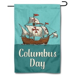 Columbus Day Garden Flag Banner 491224A