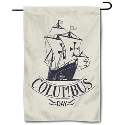 Columbus Day Garden Flag Banner 591224A