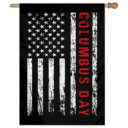 Columbus Day House Flag Banner 691224B