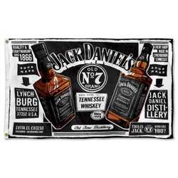 Jack Daniel's Tennessee Whiskey Flag Banner