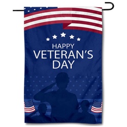 Happy Veterans Day Garden Flag Banner 691424A
