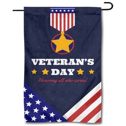 Veterans Day Garden Flag Banner 291424A