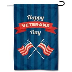 Veterans Day Garden Flag Banner 491424A