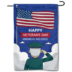 Veterans Day Garden Flag Banner 791424A