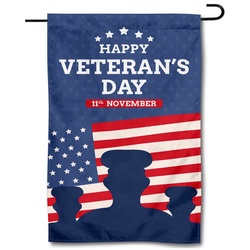 Veterans Day Garden Flag Banner 891424A