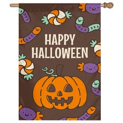 Happy Halloween House Flag Banner 920246B