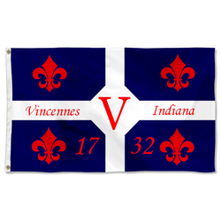 Vincennes, Indiana flag