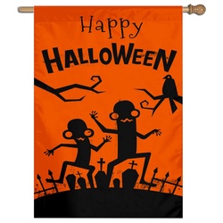 Happy Halloween House Flag Banner 920241B