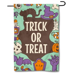 Happy Halloween Garden Flag Trick or Treat Banner 920247A