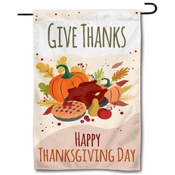 Thanksgiving Day Garden Flag Banner CK2101424A