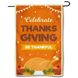 Thanksgiving Day Garden Flag Banner CK8101424A