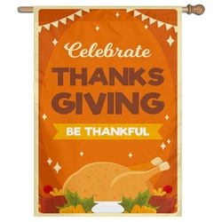 Thanksgiving Day House Flag Banner CK8101424B