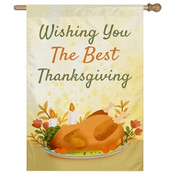 Thanksgiving Day House Flag Banner CK14101424B