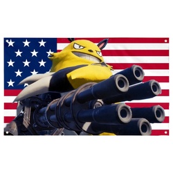 Palworld Grommet Flag Banner Cannon