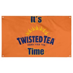 It's Twisted Tea Time Flag Decor Banner