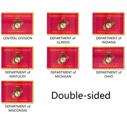 Custom order for 7pc Double-sided Flags