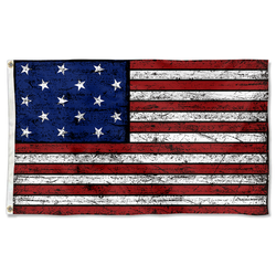 Vintage 1795-1818 the United States flag