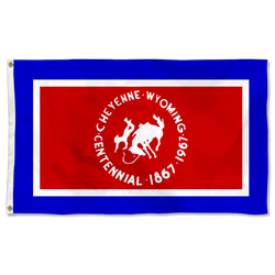 Cheyenne, Wyoming flag(1967-1985)