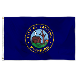 Lansing, Michigan flag(1969-1994)