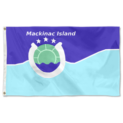 Mackinac Island, Michigan flag