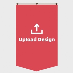 Custom Flag-vertical V shape