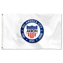 Logo of Akron, Ohio Flag