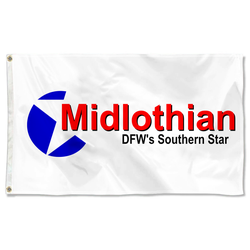 Midlothian, Texas flag