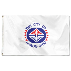 Akron, Ohio Flag (1965-1996)