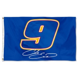 Chase Elliott No.9 Flag Banner